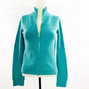 {Anthro} Sleeping On Snow Sz Small Zip Up Cardigan